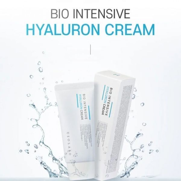Інтенсивний зволожуючий, заспокійливий та омолоджуючий крем Usolab Bio Intensive Hyaluron Cream 50мл ul0099 фото