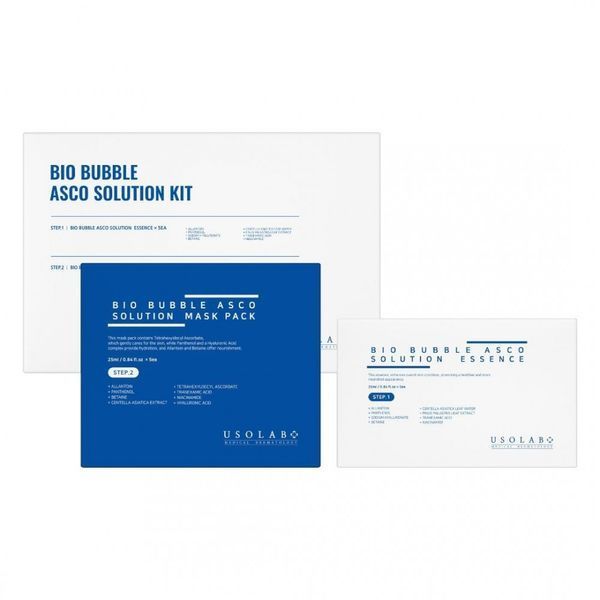 Набір для карбоксітерапії Usolab Bio Bubble Asco Solution Kit 1 процедура ul0100 фото