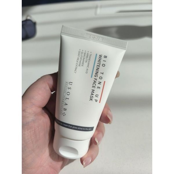 Маска для освітлення шкіри та ефекту миттєвого сяяння Usolab Bio Tone Up Whitening Mask 50мл ul0102 фото