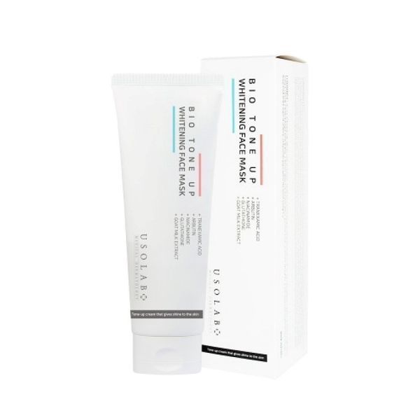 Маска для освітлення шкіри та ефекту миттєвого сяяння Usolab Bio Tone Up Whitening Mask 50мл ul0102 фото