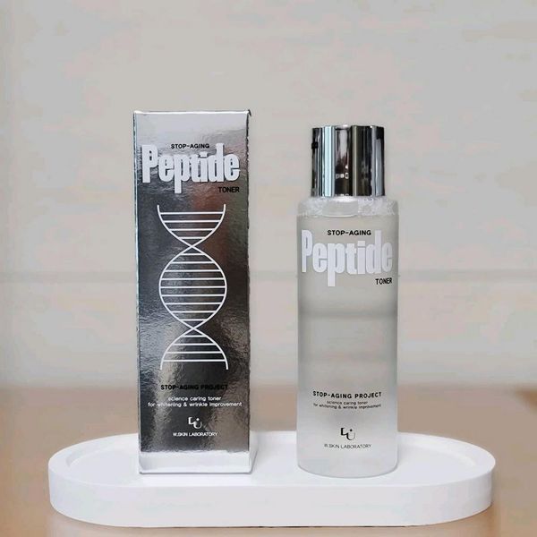 Есенціальний тонер з ефектом рідких мезониток W-Skin Stop - Aging Peptide Essence Toner 250мл ws0004 фото