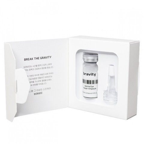 Зволожуюча та омолоджуюча сироватка для зони навколо очей Bravity Derma Eye Repair Ampoule, 10ml. bv0056 фото