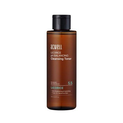 Очищувальний і балансуючий тонік з екстрактом кореня солодки ACWELL Licorice pH Balancing Cleansing Toner, 150 мл aw0158 фото