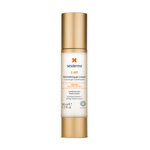Ревіталізуючий крем-гель з вітаміном C для обличчя Sesderma C-Vit Revitalizing Cream Gel 50 мл sd0207 фото