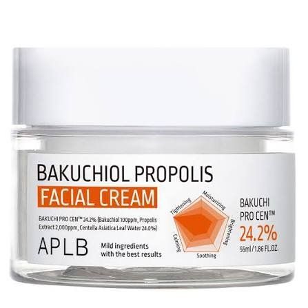 APLB - Bakuchiol Propolis Facial Cream - Зміцнювальний крем для обличчя - 55ml ap0003 фото