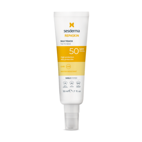 Сонцезахисний крем для обличчя Sesderma Repaskin Silk Touch SPF 50 50 мл sd0210 фото