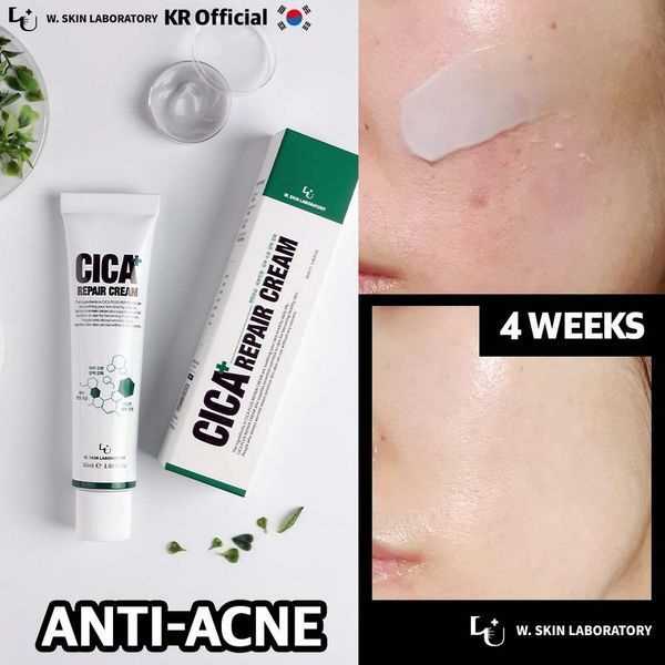Заспокійливий протизапальний крем W-Skin Cica +Reparir Cream 50 мл ws0011 фото