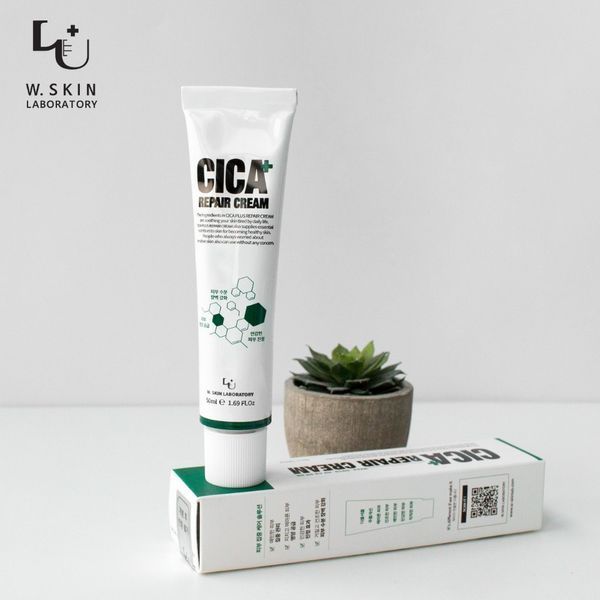 Заспокійливий протизапальний крем W-Skin Cica +Reparir Cream 50 мл ws0011 фото