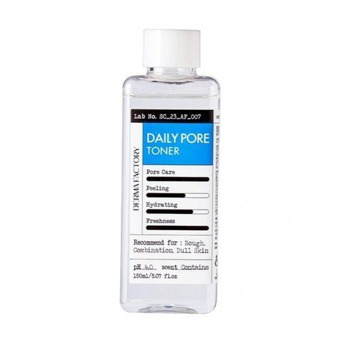 Кислотний тонер для жирної та проблемної шкіри Dermafactory Daily Pore Toner 150мл df0113 фото