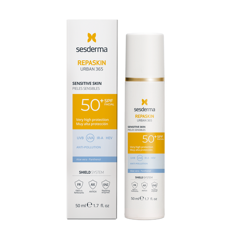 Сонцезахисний крем SPF 50+ для чутливої шкіри Sesderma Repaskin Urban 365 Sensitive Skin SPF 50+ 50 мл sd0211 фото