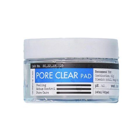 Кислотні педи для відлущення та очищення пор Dermafactory Pore Clear Pad 40шт df0114 фото
