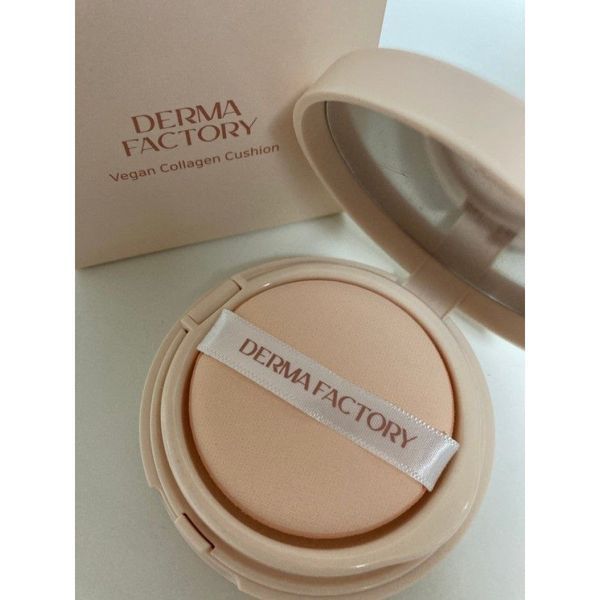Зволожуючий та розгладжуючий кушон з тональним ефектом Dermafactory Vegan Collagen Cushion 23 &ndash; 15г df0119 фото