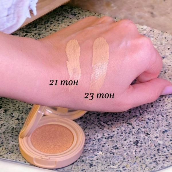 Зволожуючий та розгладжуючий кушон з тональним ефектом Dermafactory Vegan Collagen Cushion 23 &ndash; 15г df0119 фото