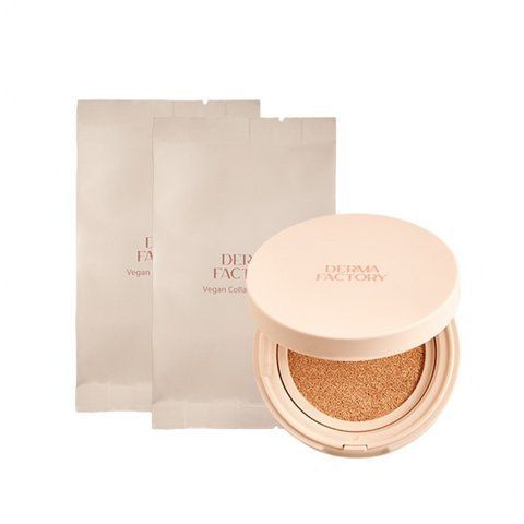 Змінний блок до розгладжуючого кушон з тональним ефектом Dermafactory Vegan Collagen Cushion REFILL 23 &ndash; 15г df0120 фото