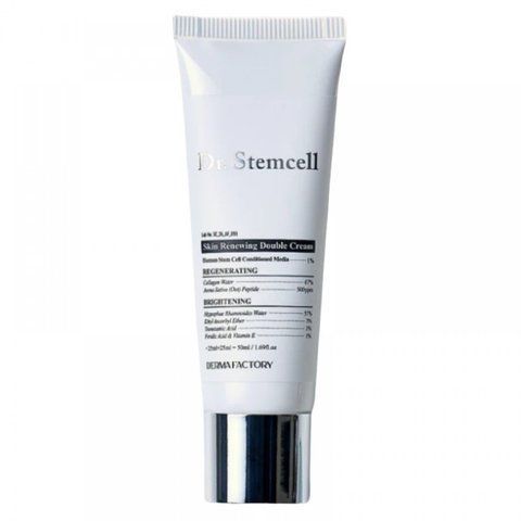 Омолоджуючий та освітлюючий подвійний крем для обличчя Dermafactory Dr.Stemcell Skin Renewing Double Cream 50мл df0121 фото