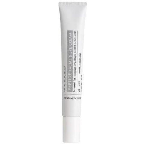 Крем для ліфтингу шкіри та розгладження зморшок Dermafactory Peptide Facial & Eye Cream 20мл df0122 фото