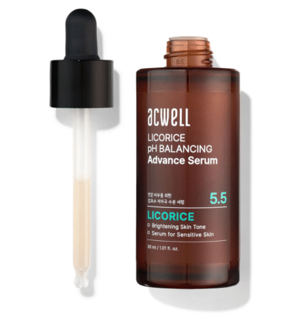 Сироватка для освітлення та омолодження шкіри Acwell Licorice pH Balancing Advance Serum 30 мл aw0173 фото