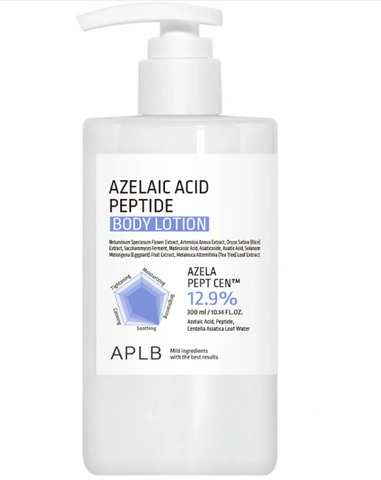 Лосьйон для тіла з азелаїновою кислотою та пептидами APLB Azelaic Acid Peptide Body Lotion ap0019 фото
