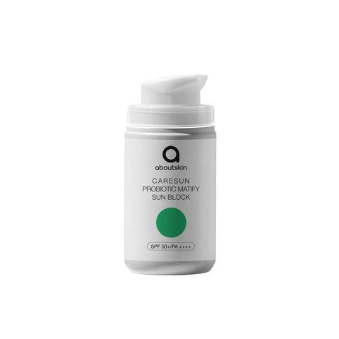 Матуючий та протизапальний сонцезахисний крем AboutSkin Caresun Probiotic Matify Sun Block SPF50+/PA++++ 30мл as0078 фото