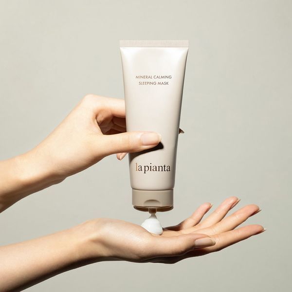 Аміномінеральна нічна відновлююча крем-маска LaPianta Mineral Calming Sleeping Mask 100мл lp0031 фото