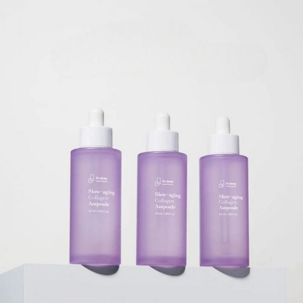 Антивікова сироватка для звуження пор Dr Deep Slow-Aging Collagen Ampoule, 50 ml dd0087 фото