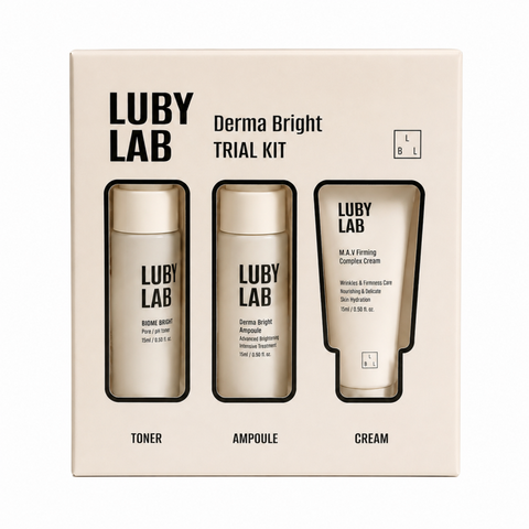 Міні-набір для відновлення та освітлення шкіри LUBYLAB Derma Bright Trial Kit, 15 мл &times; 3 шт ll0003 фото