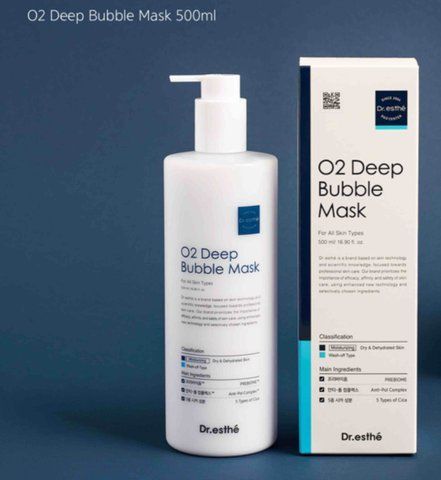 Опис Бульбашкова киснева детокс-маска Dr.esth&eacute; O2 Deep Bubble Mask,100мл de0144 фото