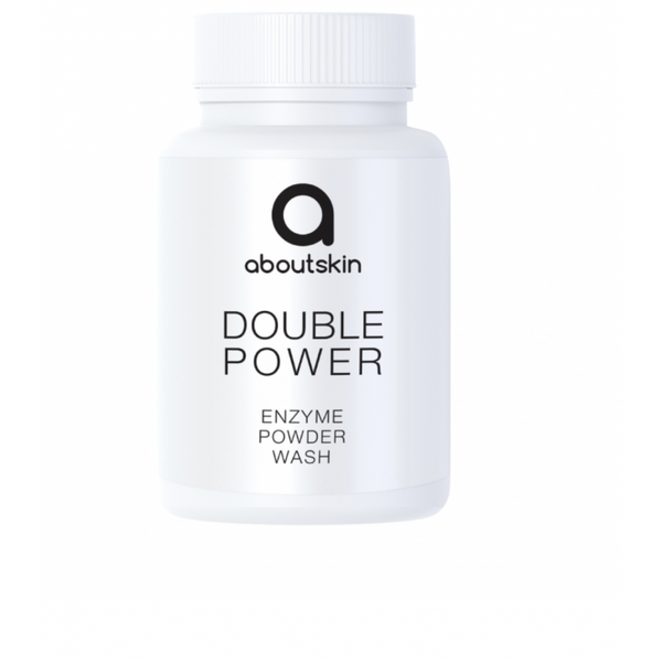 Інтенсивна ензимна пудра для глибокого очищення та сяйва шкіри About Skin Double Power Enzyme Powder, 70 г as0244 фото